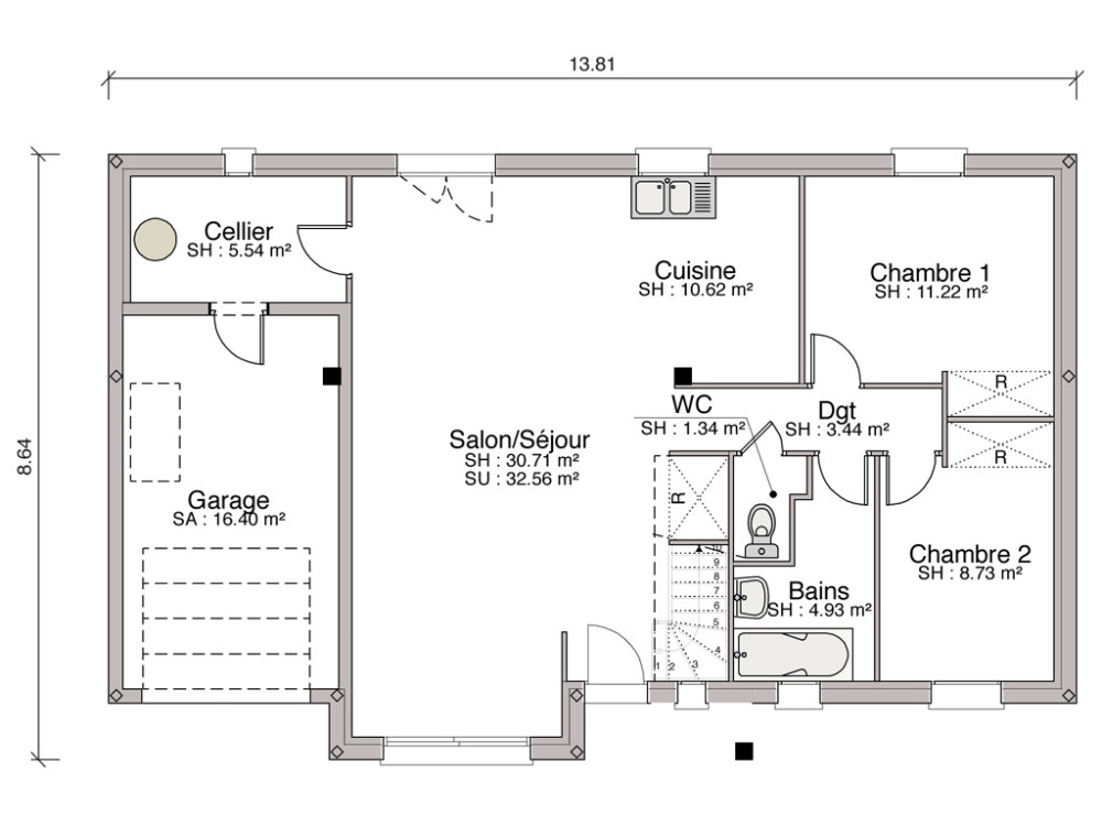 plan maison lelievre